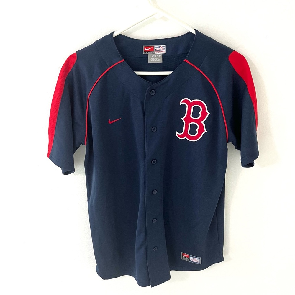 Nike Team MLB Boston Red Sox Baseball Jersey, Size: Large (16-18)